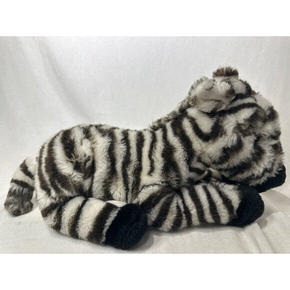 2006 Kohls Cares Animal Planet Zebra Black White Plush Stuffed Animal 14" - Picture 2 of 5